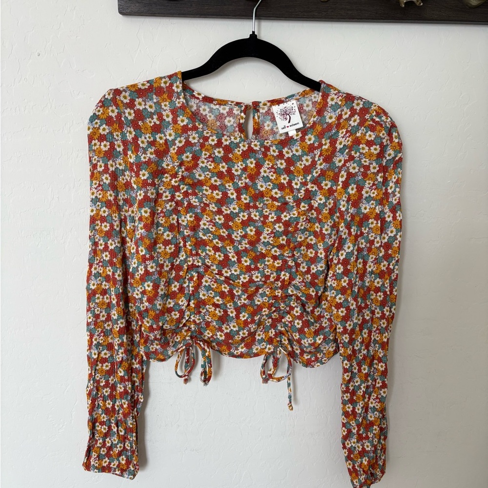 Self Esteem Multicolor Floral Blouse
